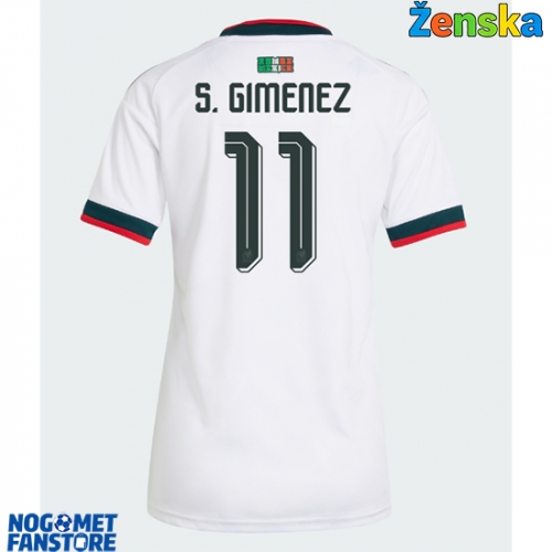 Meksiko Santiago Gimenez #11 Gostujuci Dres za Ženska SP 2026 Kratak Rukav